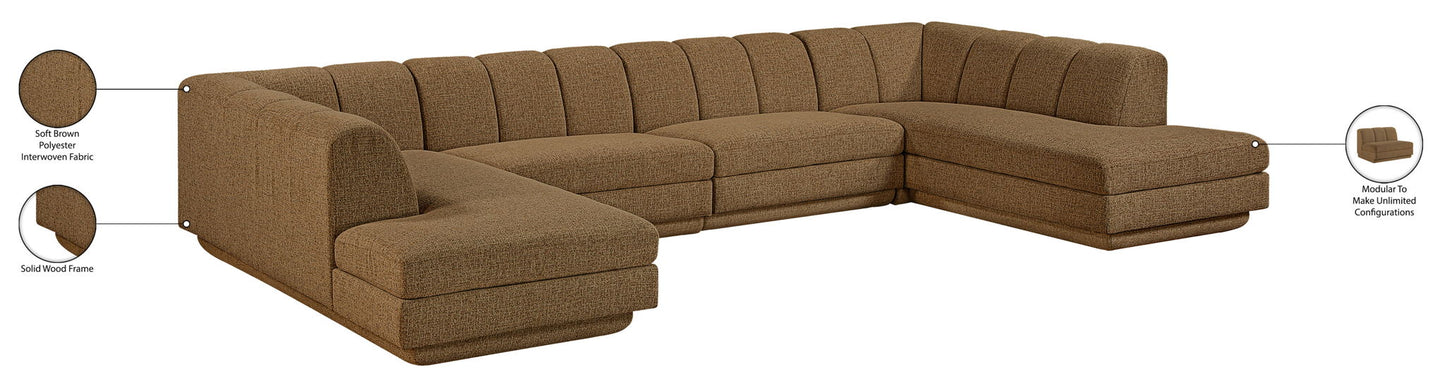 Modari - Sectional - Brown