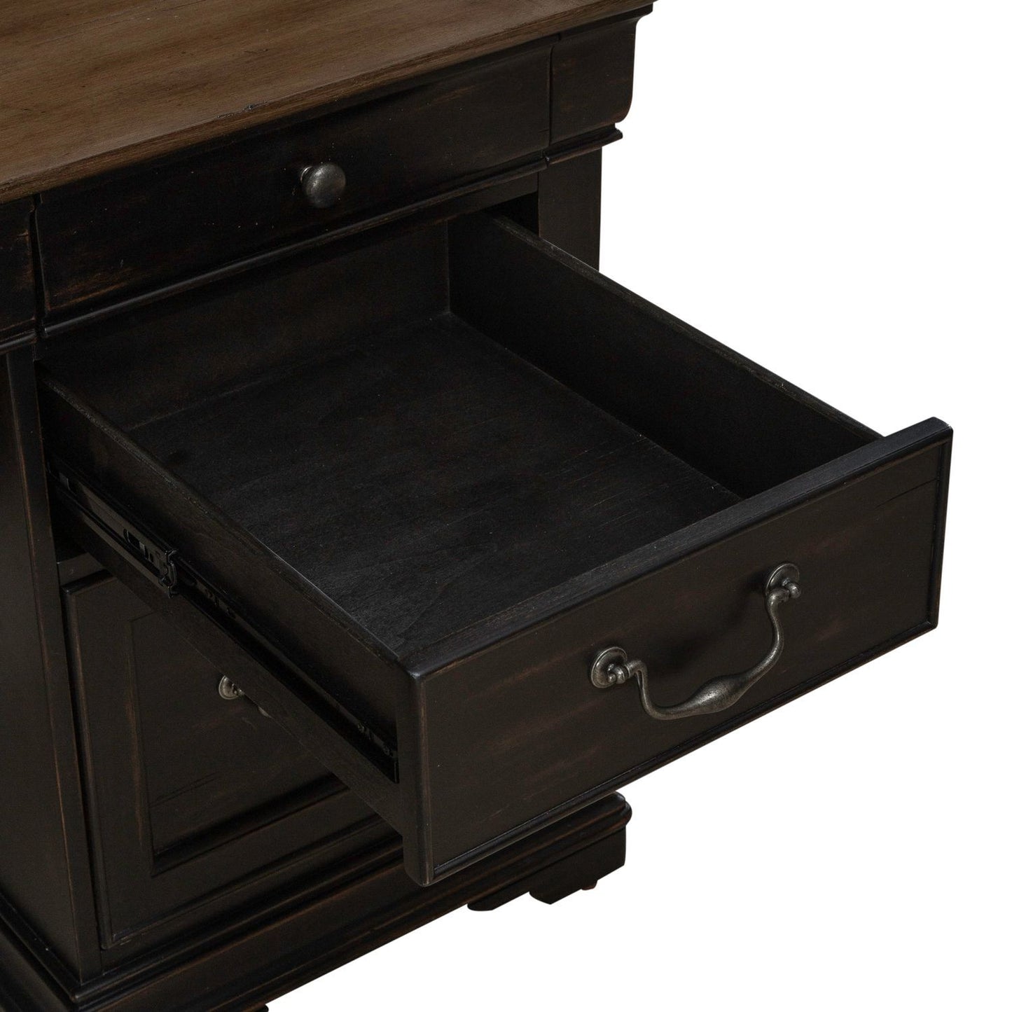 Meritage - Credenza & Hutch - Black