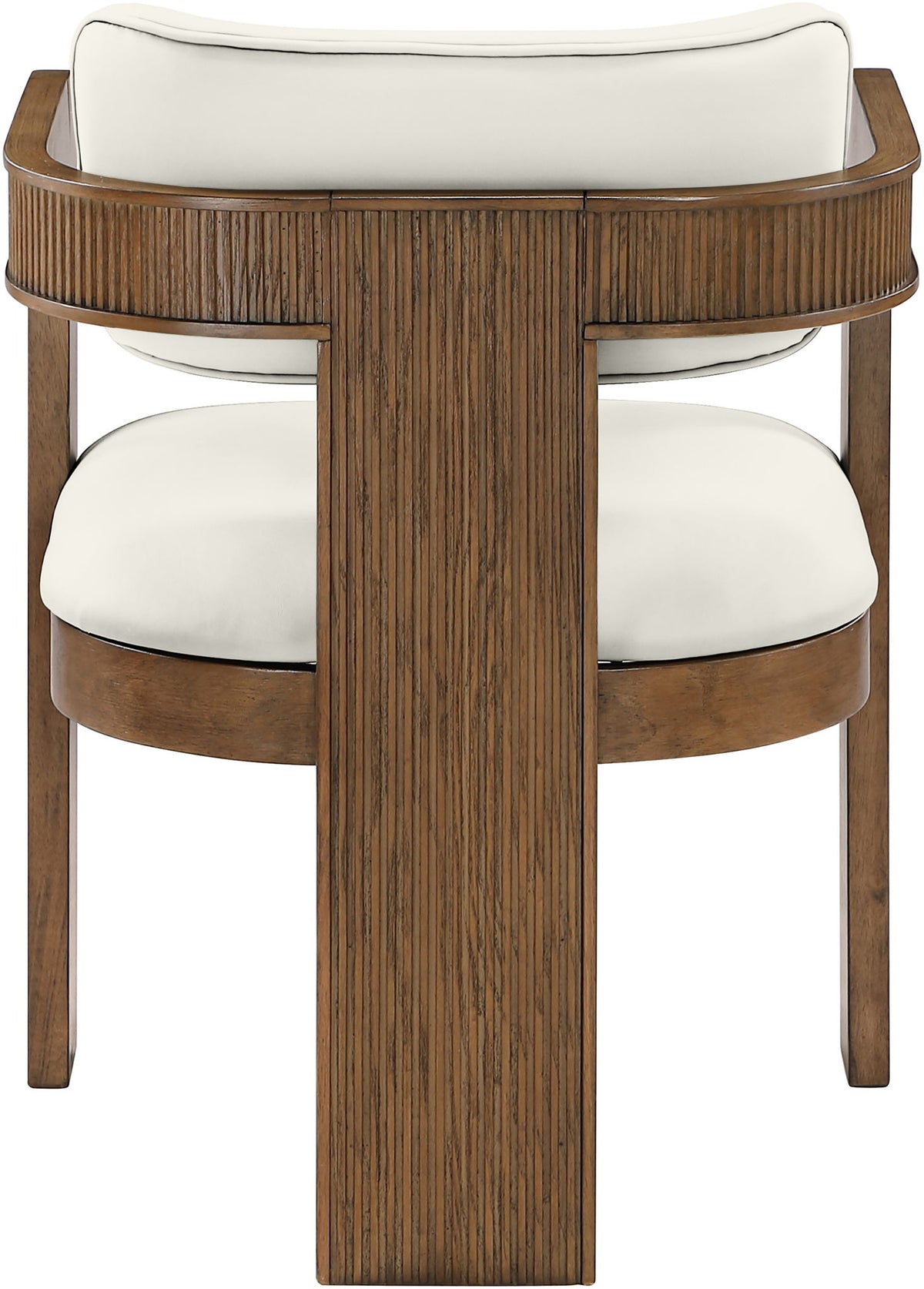 Sacha - Vegan Leather Upholstered Dining Chair With Brown Base (Set of 2)