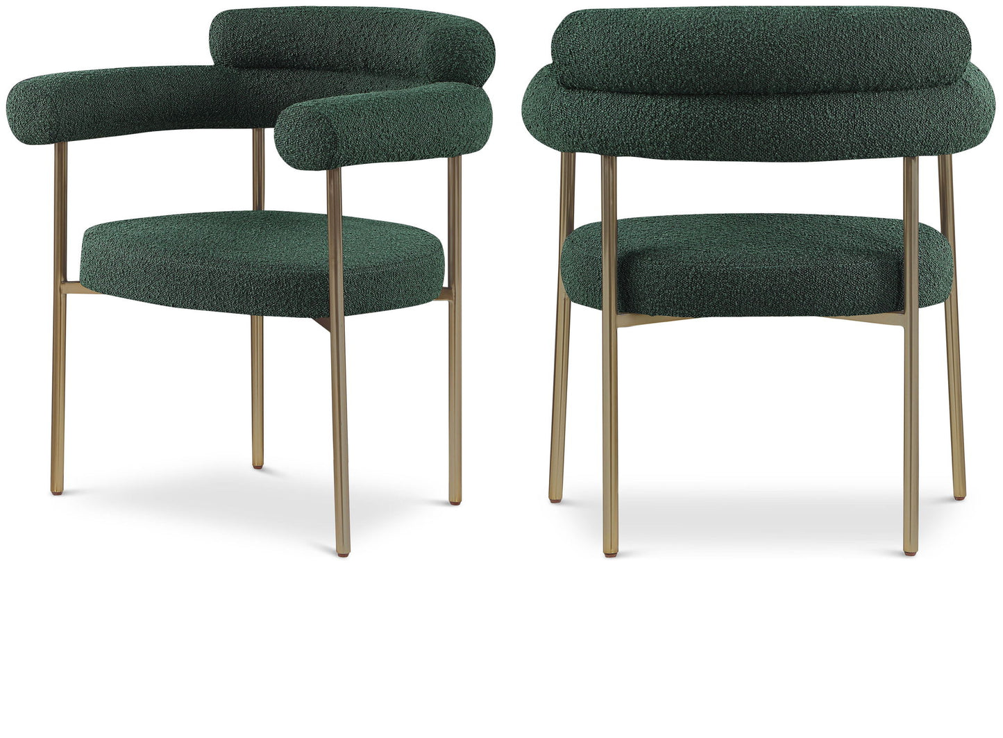 Blake - Boucle Fabric Dining Chair (Set of 2)