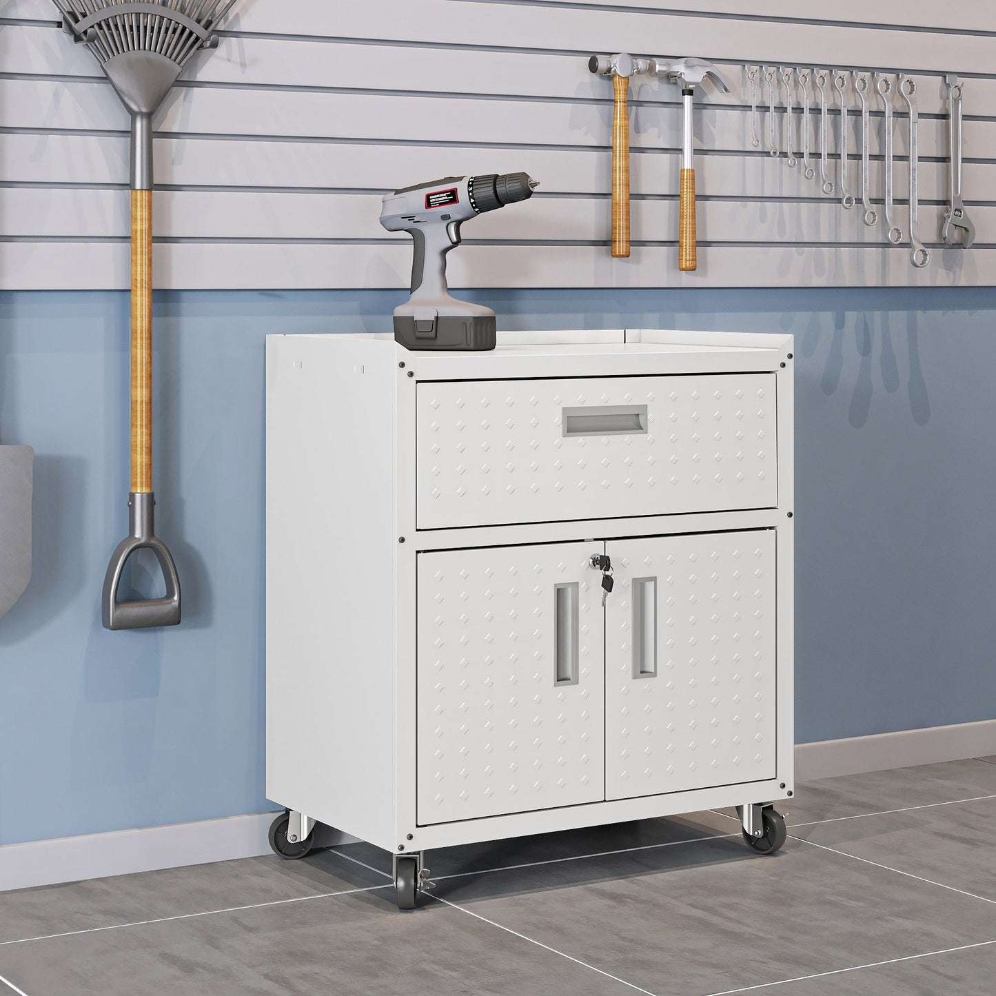 Manhattan Fortress - Rolling Garage Cabinet