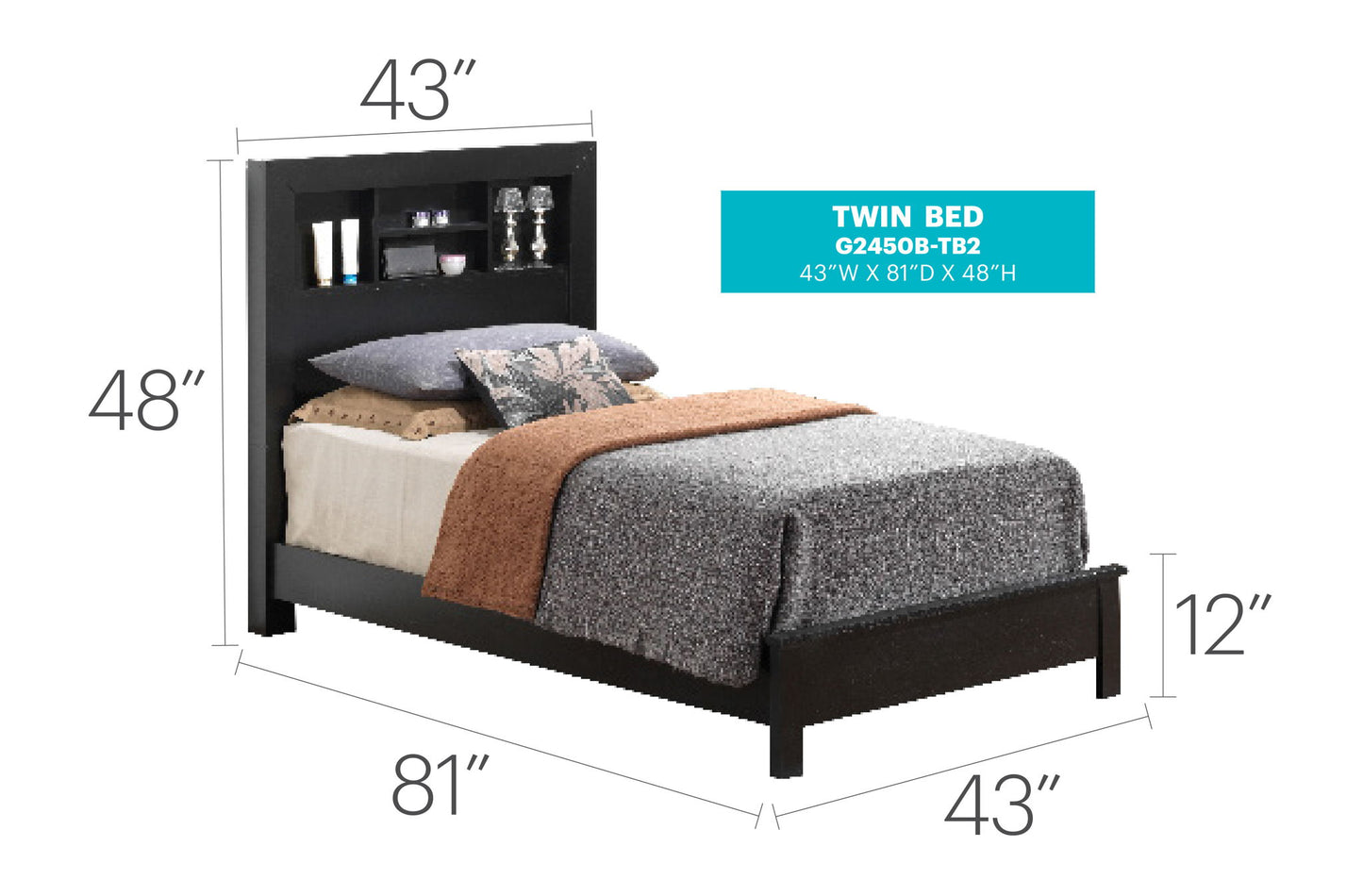 Glory Furniture - Burlington - Bed