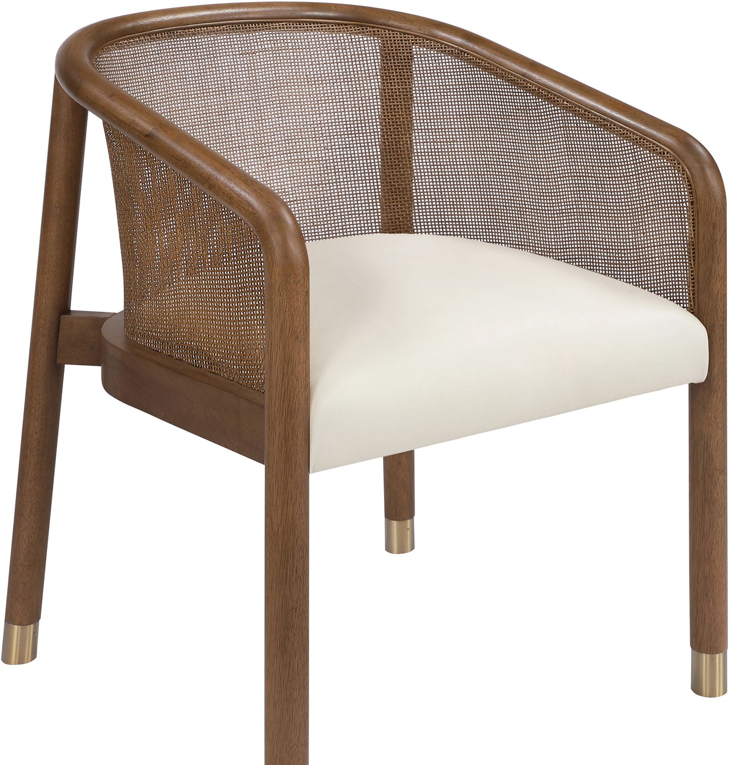 Sylvan - Vegan Leather Dining Chair (Set of 2) - Brown Frame