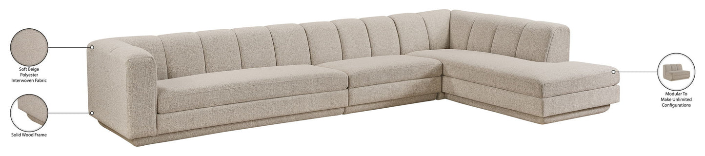 Modari - Sectional - Beige