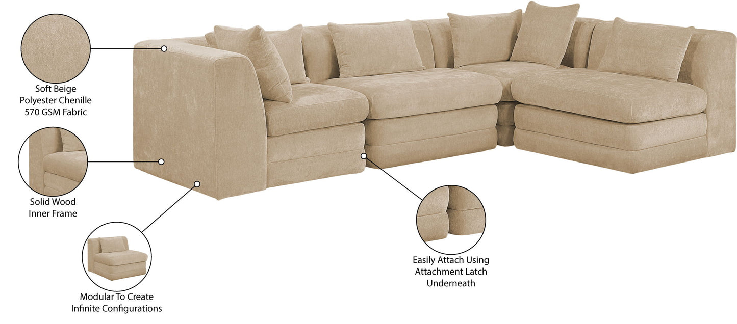Stellar - 4 Piece Upholstered Modular Sectional