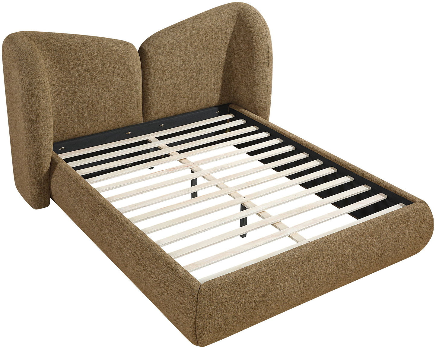 Elowen - Chenille Fabric Upholstered Bed