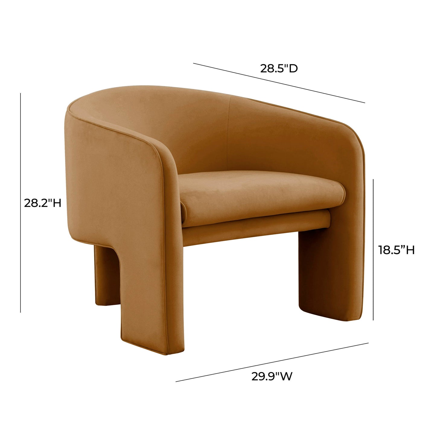 Marla - Velvet Accent Chair