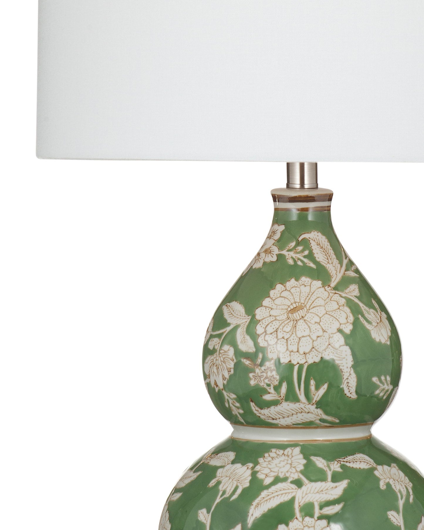 Capri - Table Lamp - Soft Green / Cream / Clear Acrylic