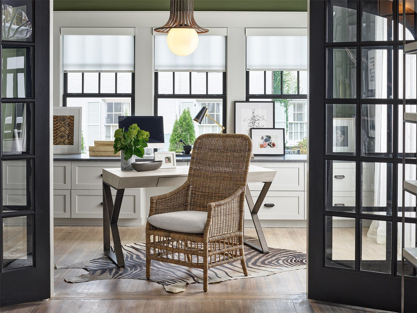Modern Farmhouse - Irving Arm Chair (Set of 2) - Light Brown