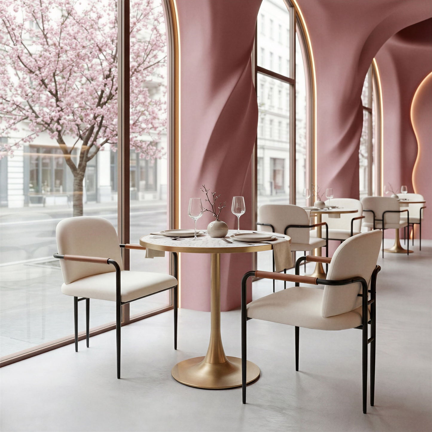 Sibu - Dining Chair - White