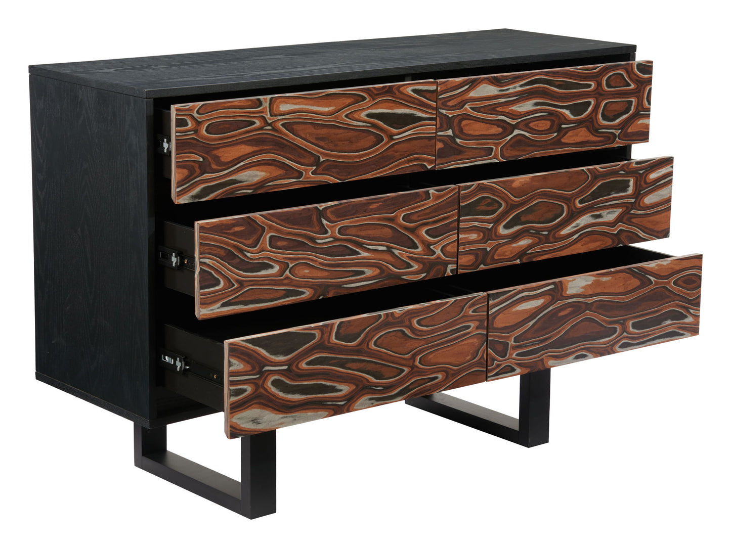 Aremi - Dresser - Brown / Black