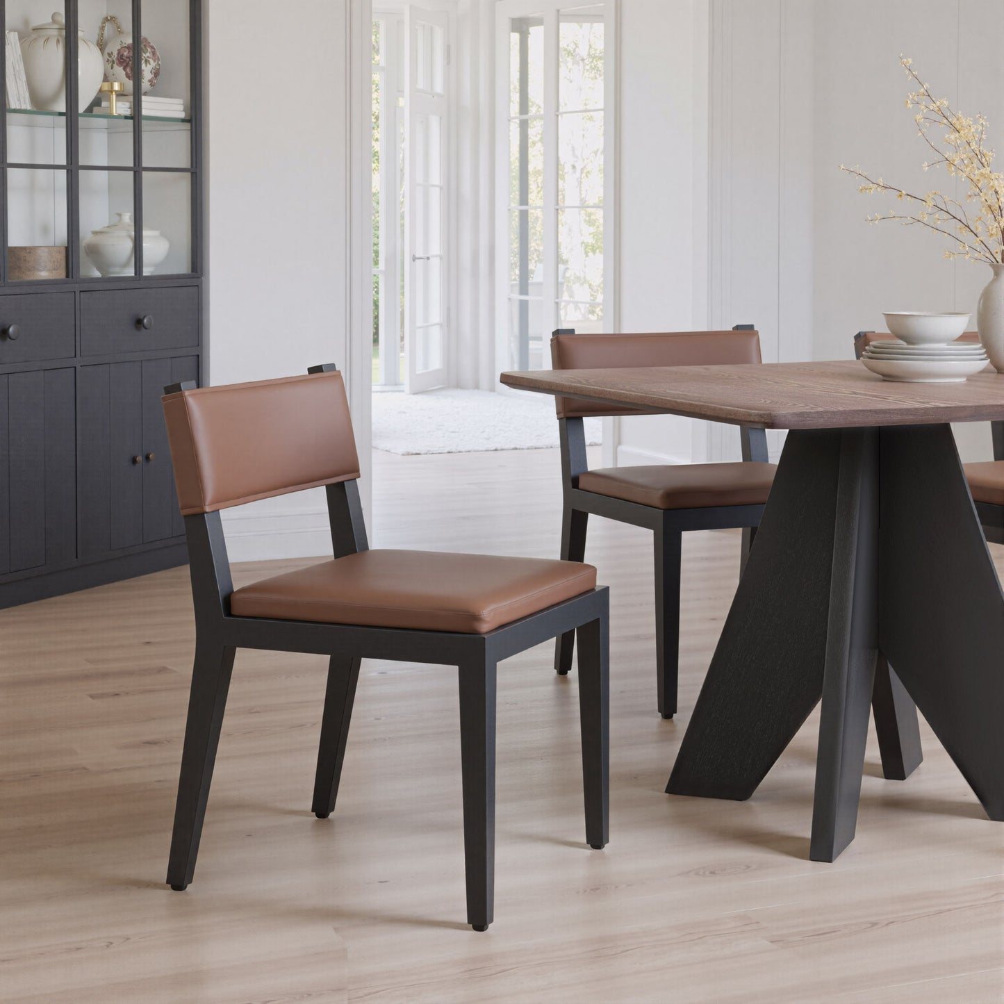Roxas - Dining Chair (Set of 2) - Brown