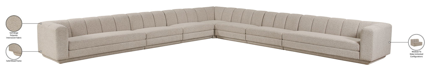 Modari - Sectional - Beige