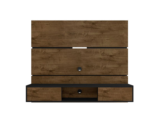 Vernon - TV Panel - Rustic Brown And Black