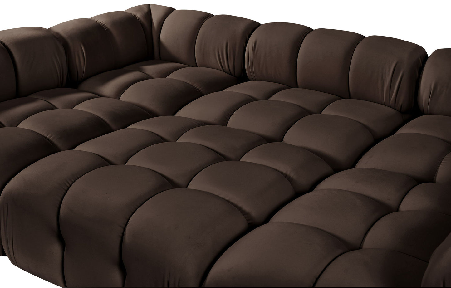 Orin - Velvet 6 Piece Modular Sectional