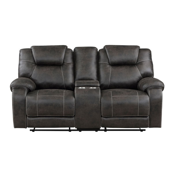 Gainesville Double Reclining Love Seat with Center Console