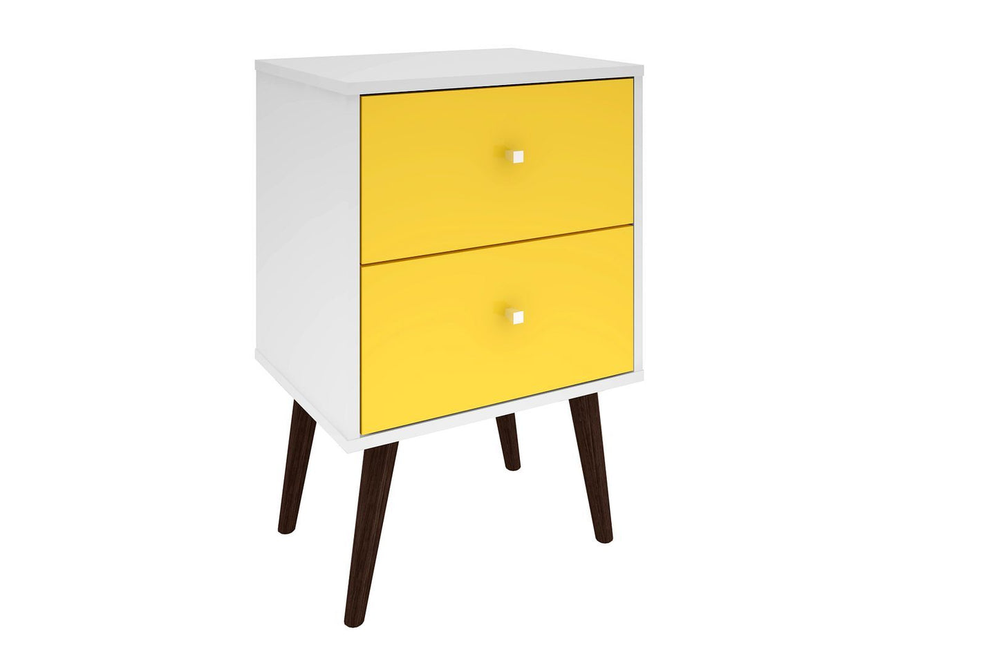 Manhattan Liberty - Nightstand Wtth White Frame