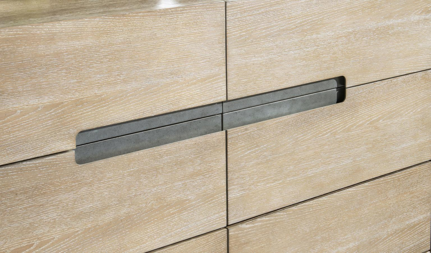 District - Desk - Weathered Oak