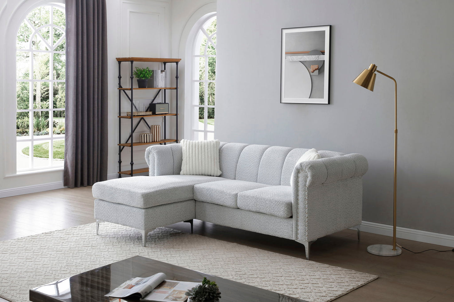 Sammy - Sofa Chaise - Gray