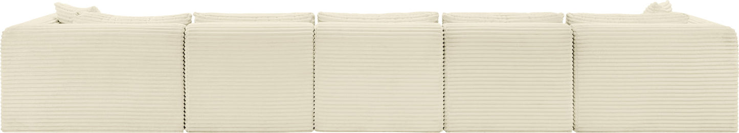 Shaggy - 6 Piece Modular Sectional With Chaise And Ottoman