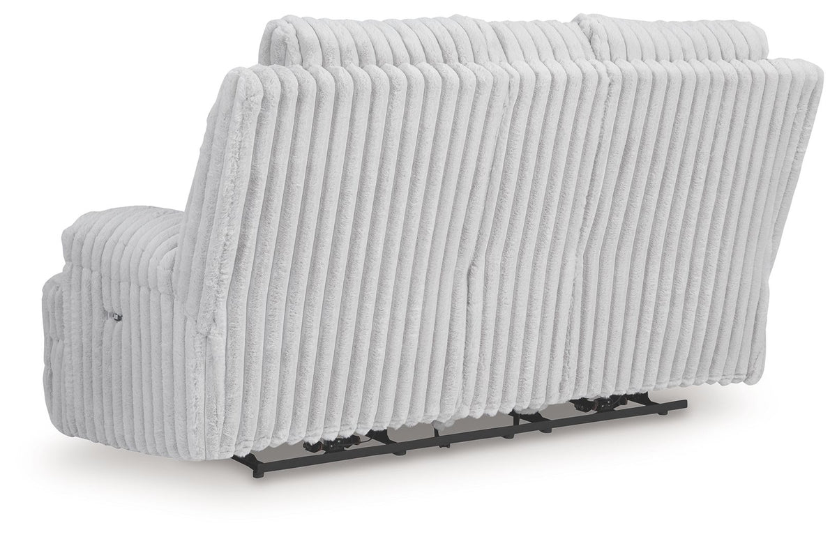 Rhines Falls - 2 Pc. - Power Reclining Sofa And Loveseat - Alloy