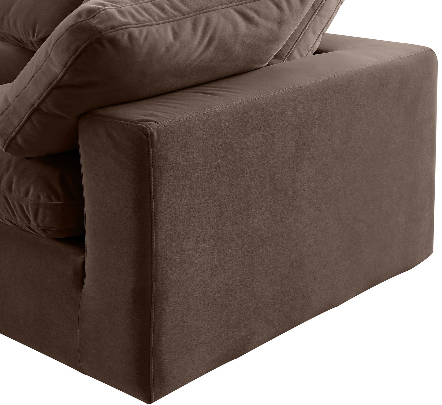 Comfy - 4 Piece Velvet Modular Sectional