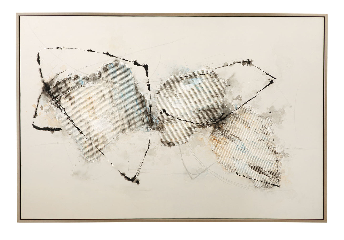 Gascon Framed Canvas - Beige