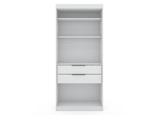Manhattan Mulberry - Wardrobe Closet With Open Space