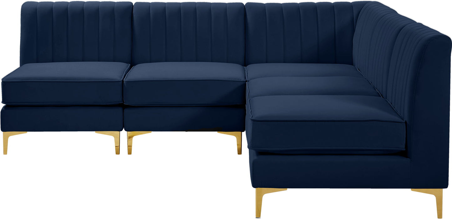 Alina - 5 Piece Armless Sectional