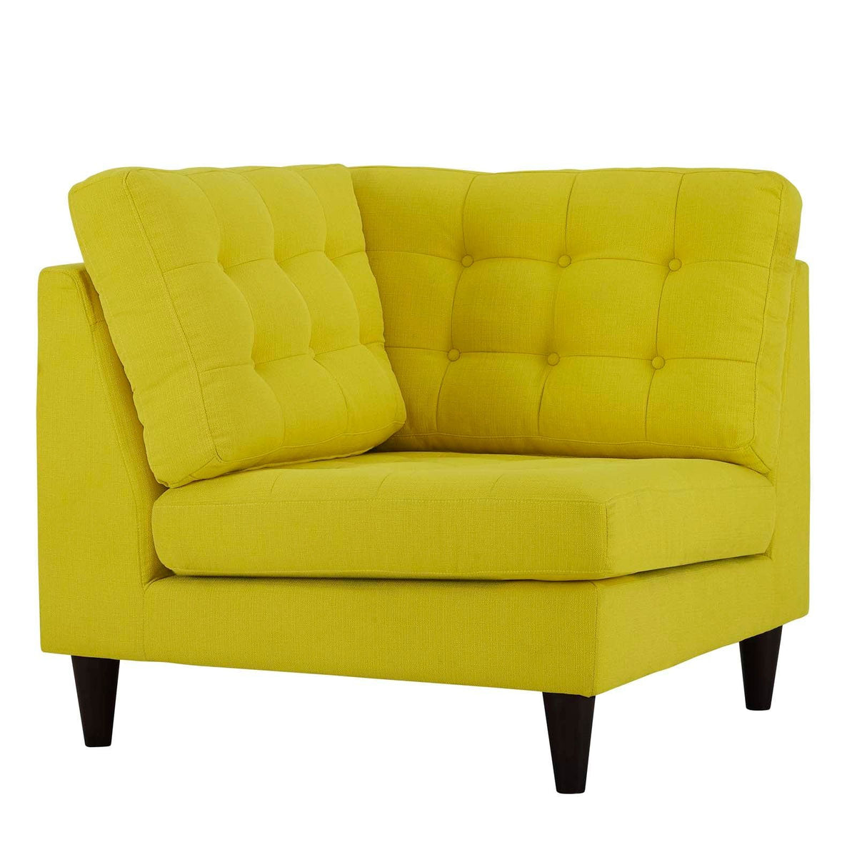 Empress Upholstered Fabric Corner Sofa - Sunny