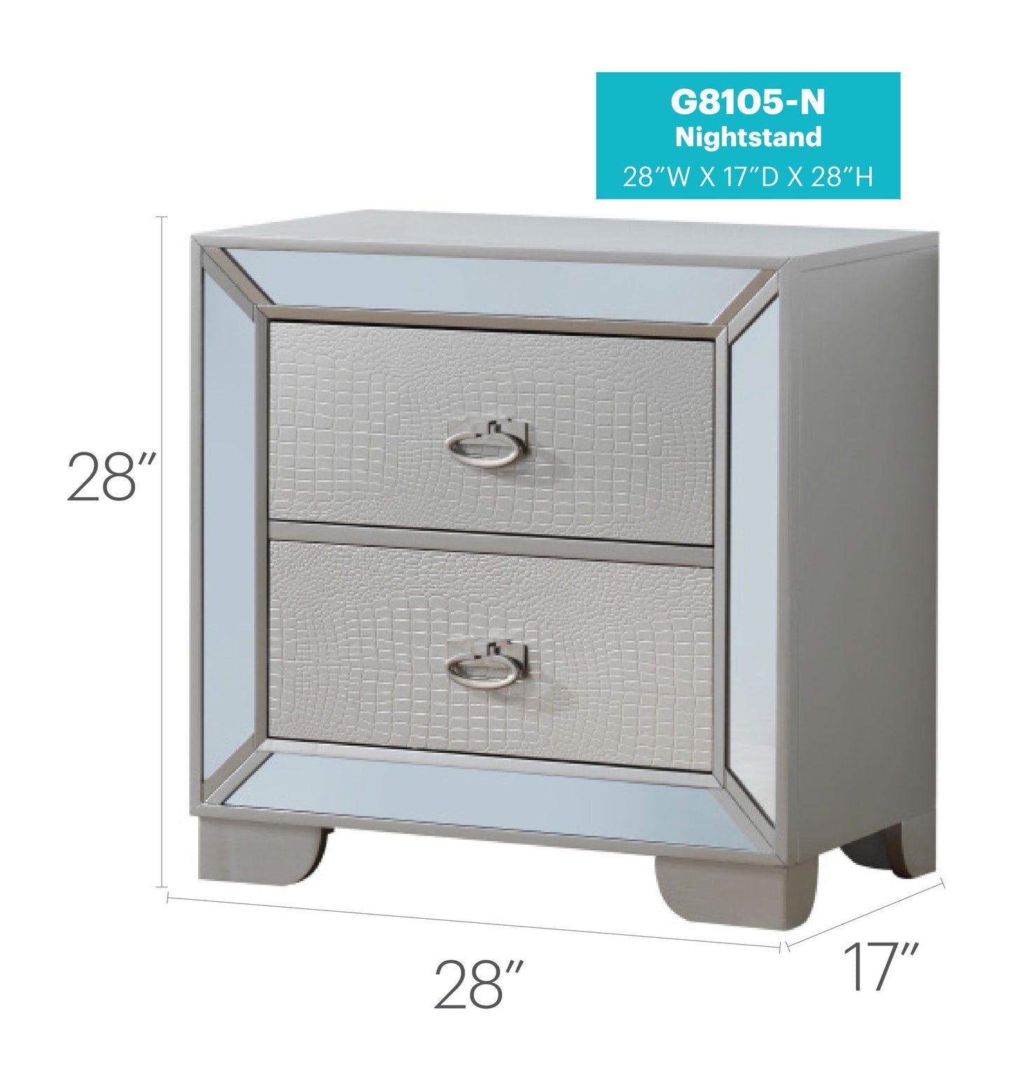 Glory Furniture - Hollywood Hills - Nightstand