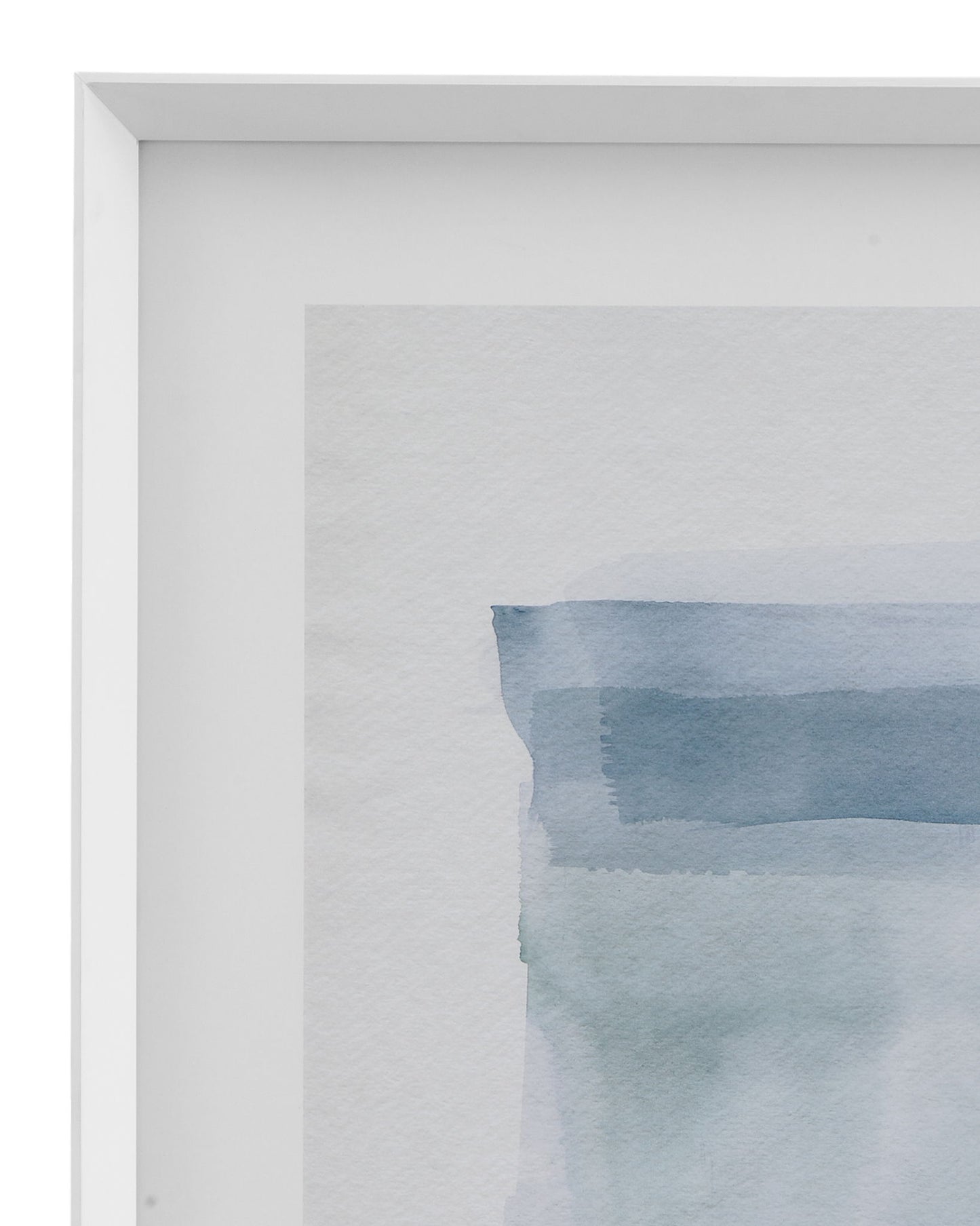 Water Color Lens I Framed Print - White