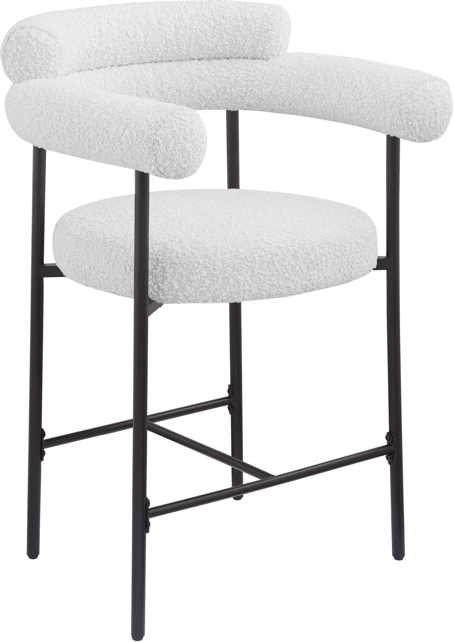 Blake - Counter Stool With Black Base (Set of 2)