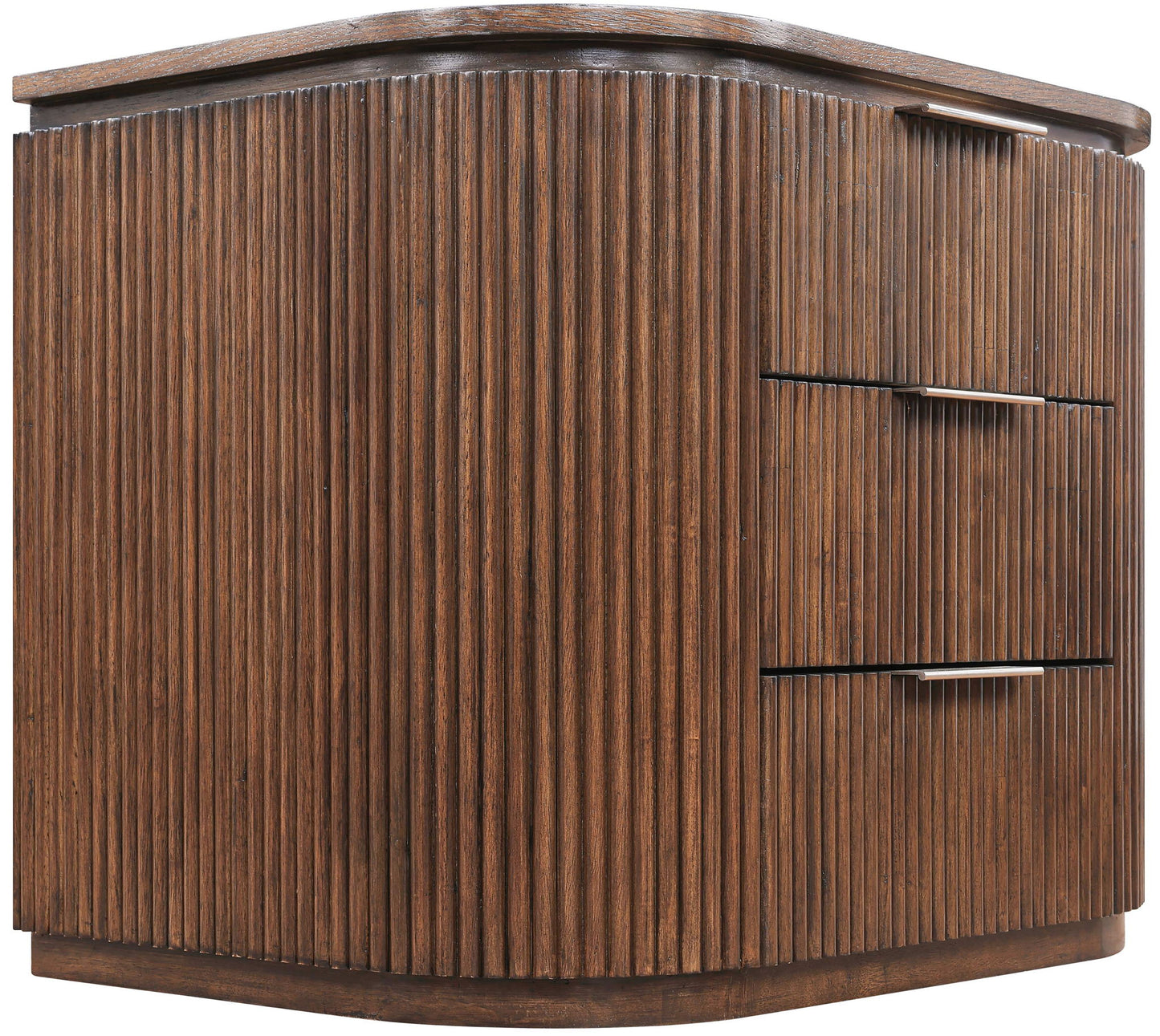 Astrid - Solid Wood And Oak Veneer Nightstand