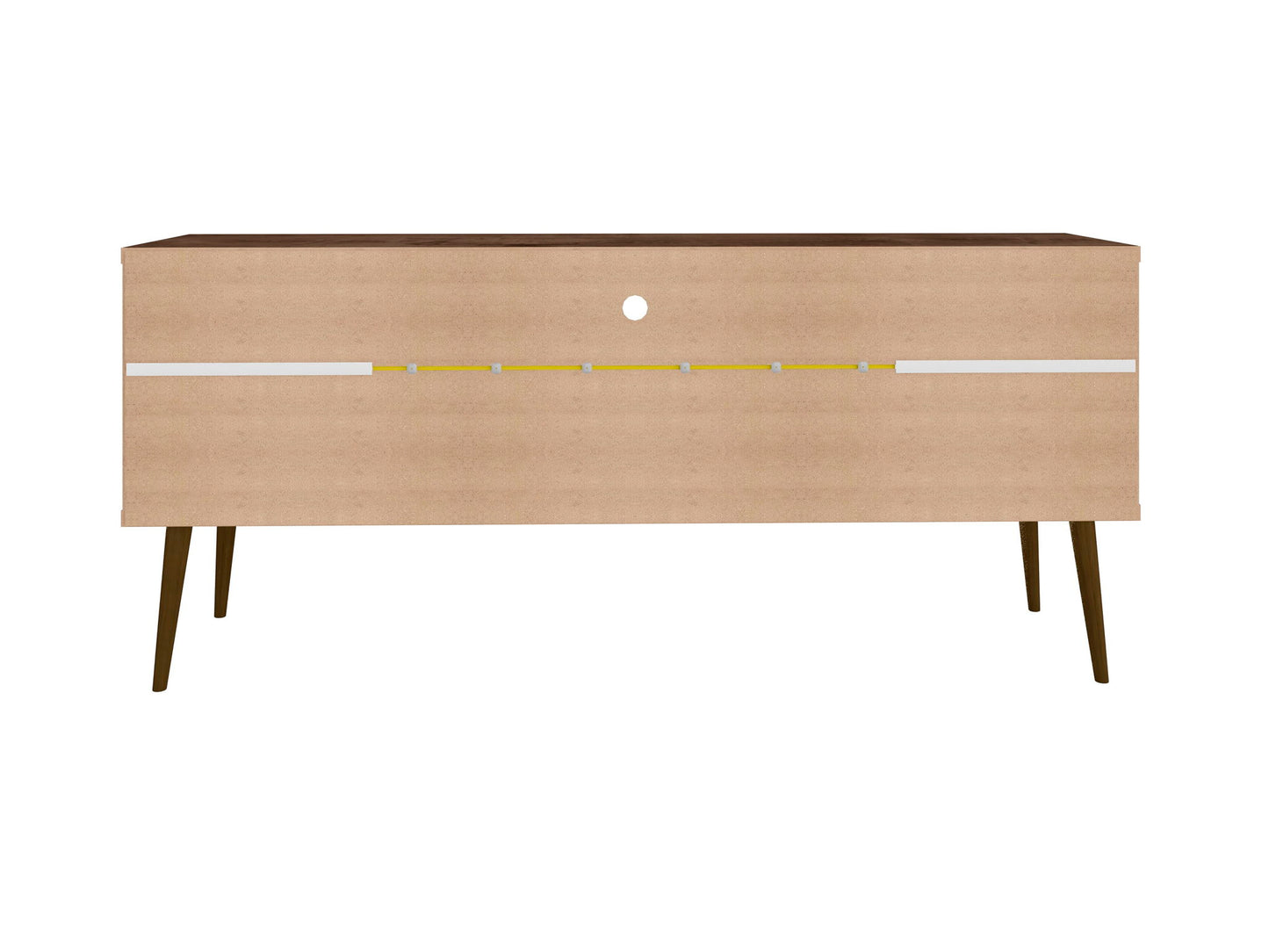 Manhattan Bradley - TV Stand With Rustic Brown Base
