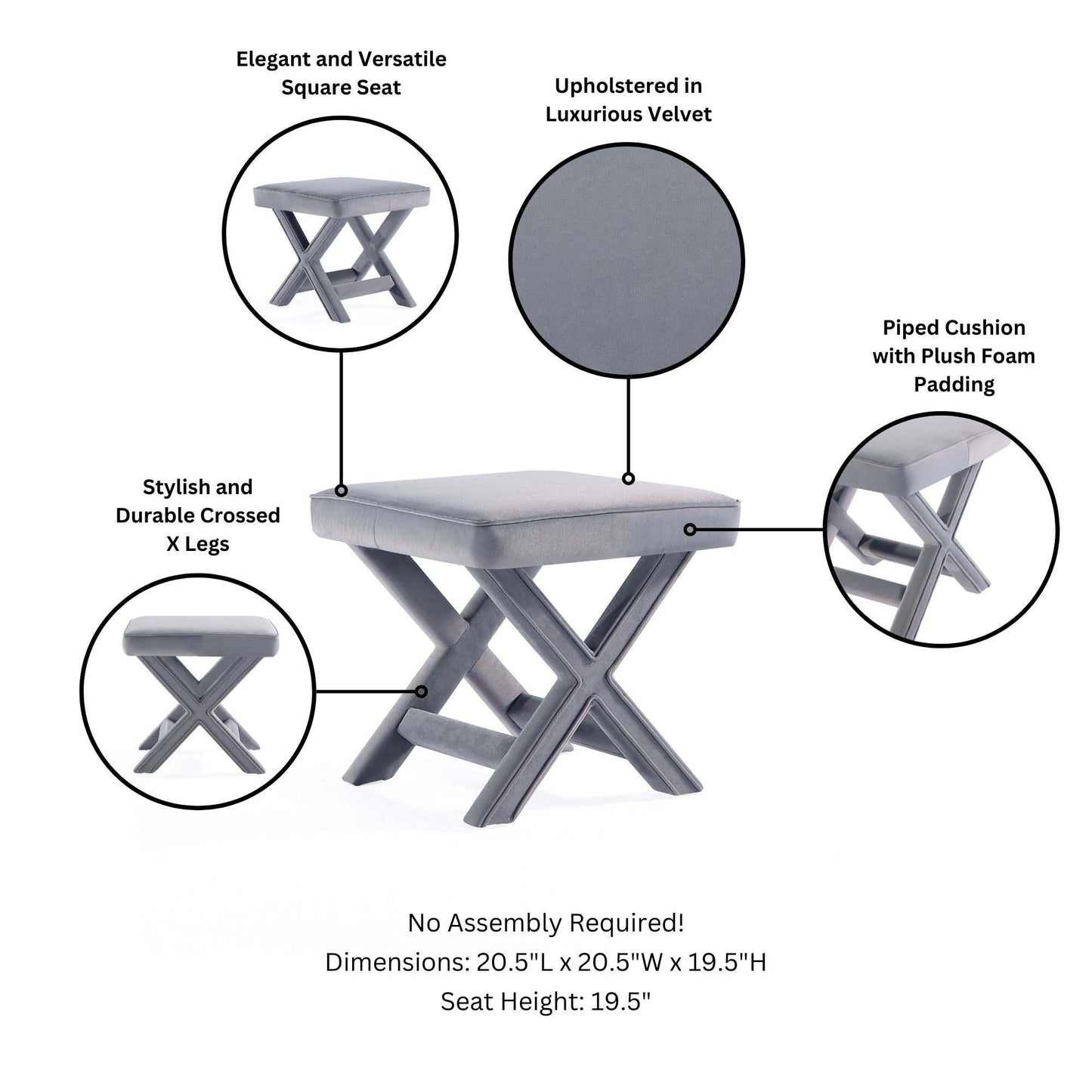 Manhattan Abigail - Accent Bench