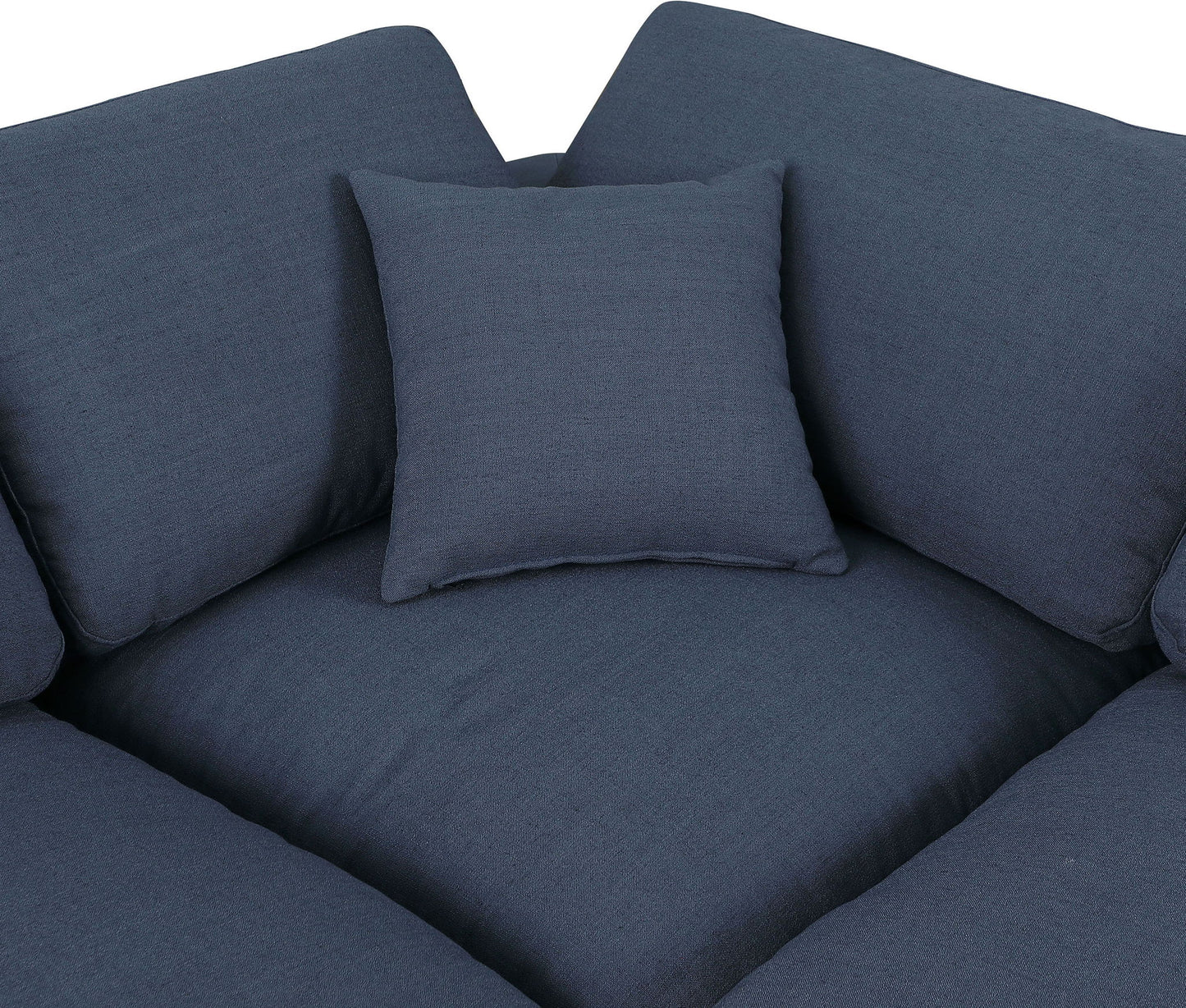 Comfy - 5 Piece Linen Modular Corner Armless Sectional