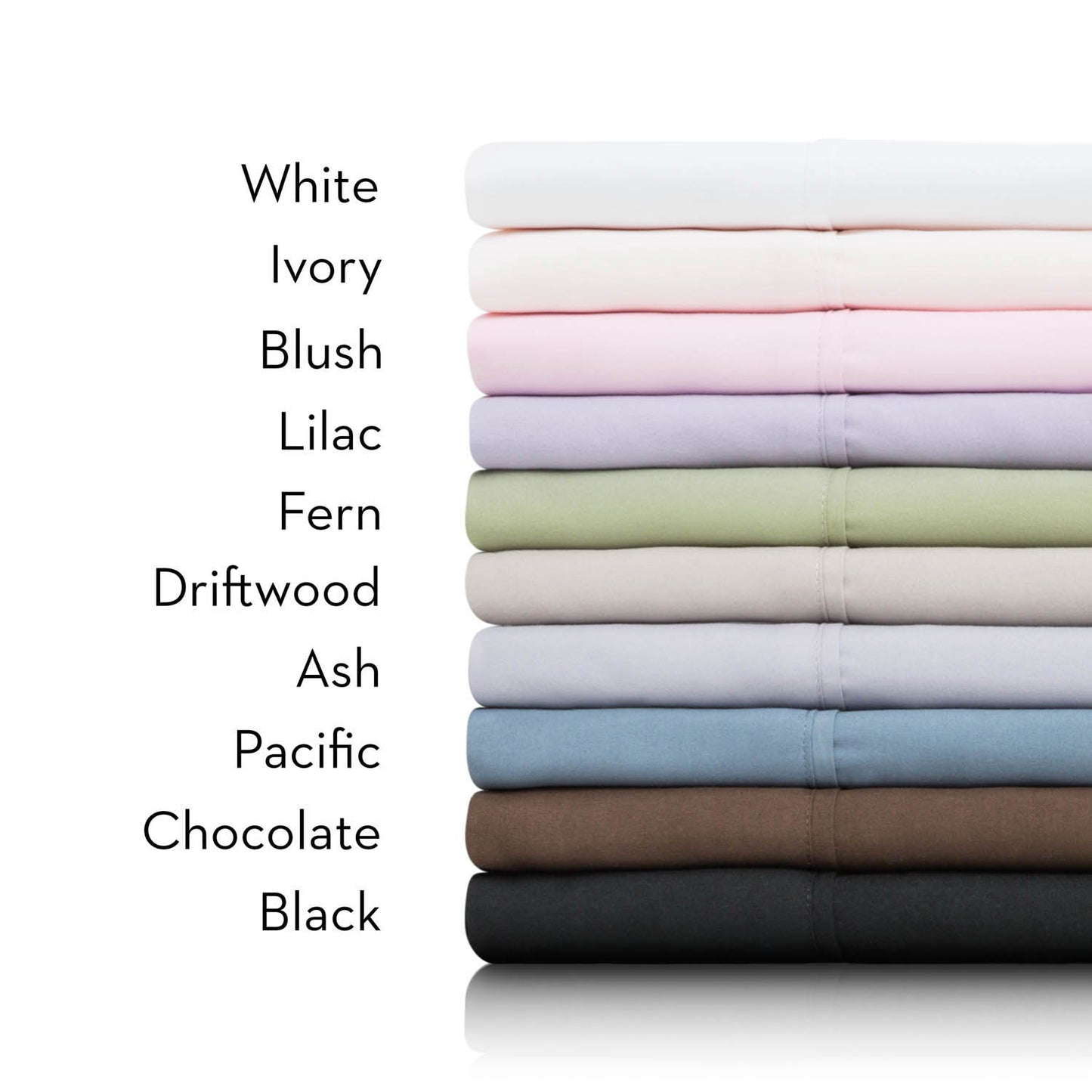 Brushed Microfiber - Short Queen Bed Sheet - White