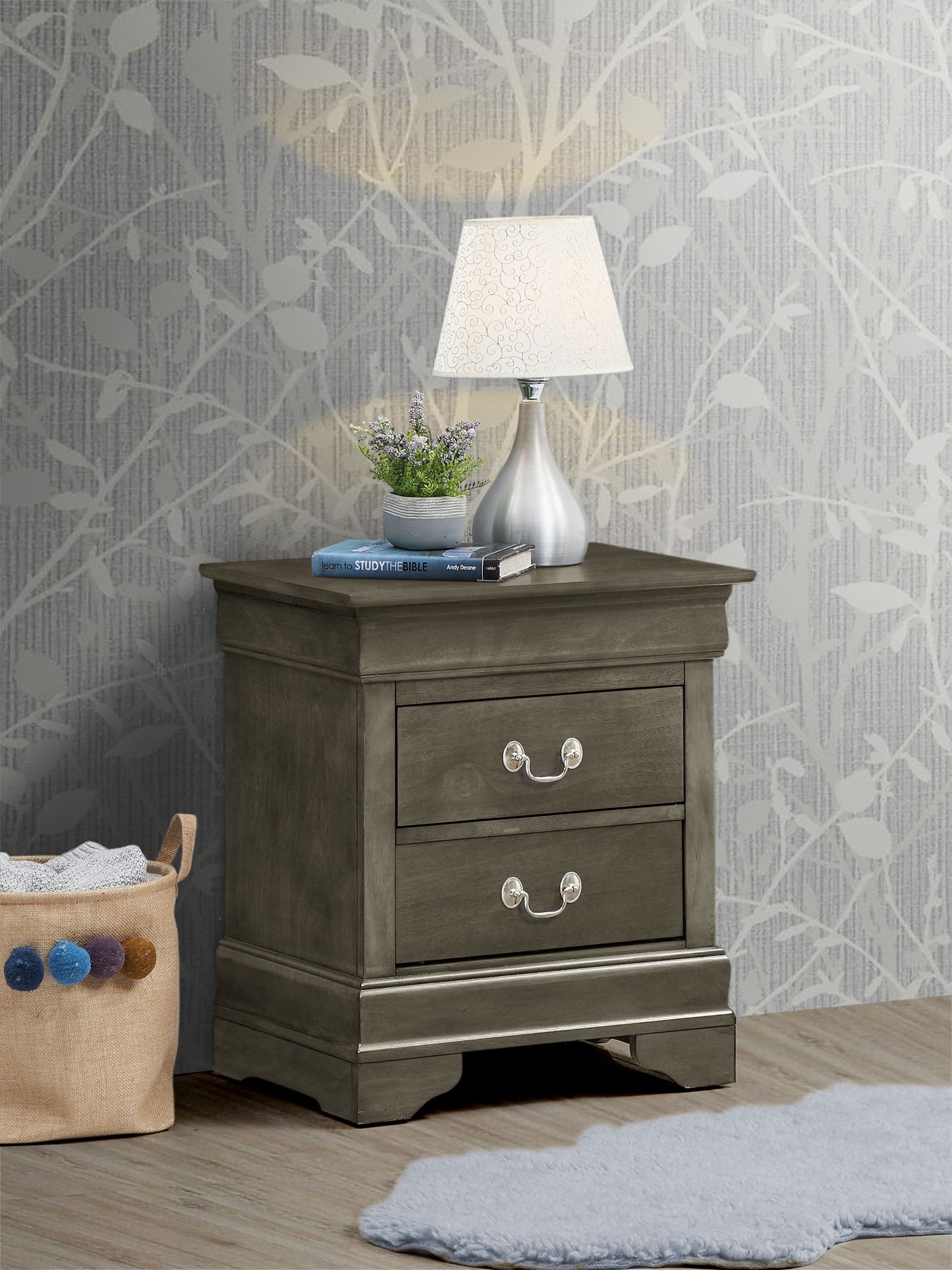 Glory Furniture - Louis Phillipe - Nightstand