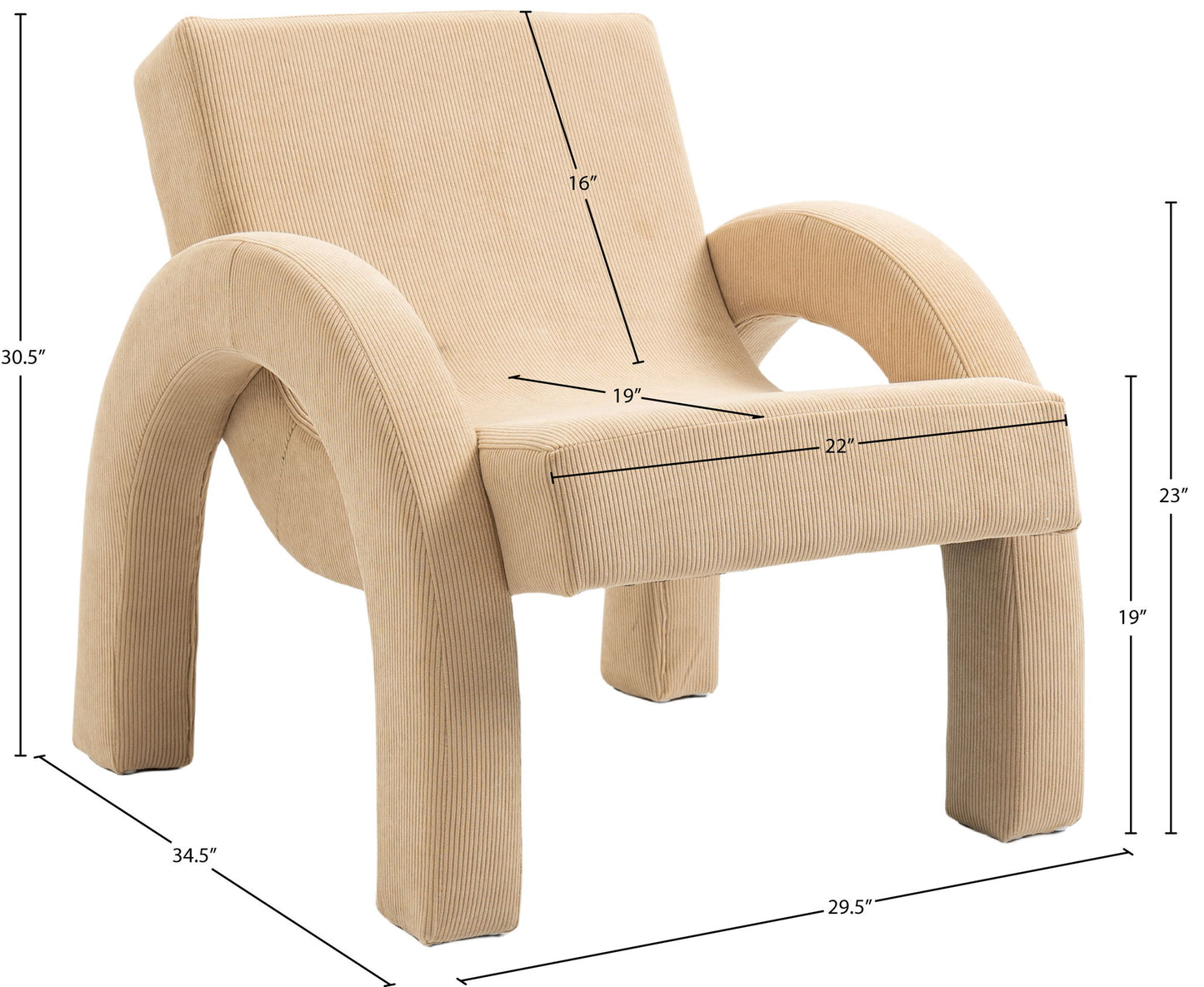 Corduroy - Accent Chair