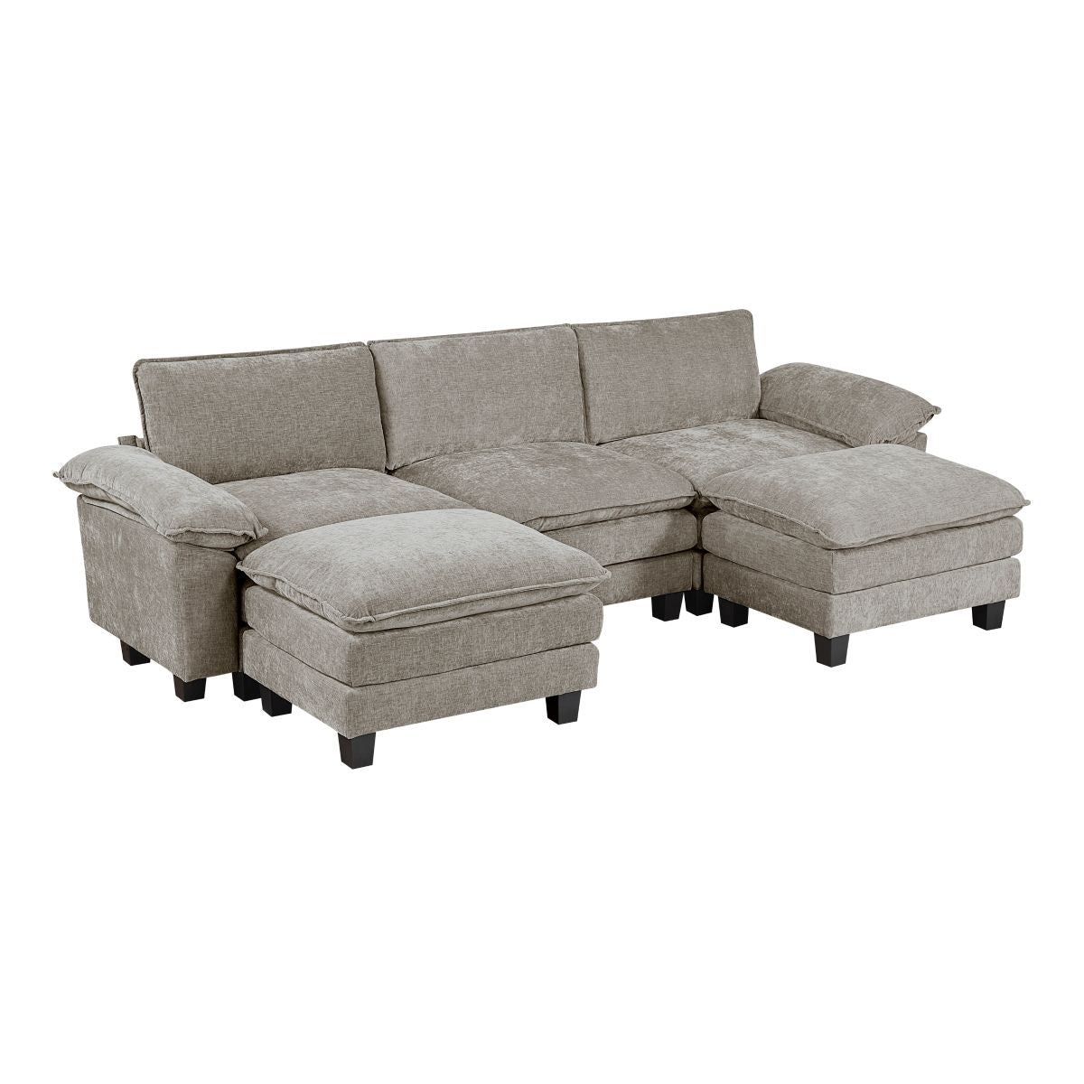 Dublin 5-Piece Modular Sectional with Ottoman