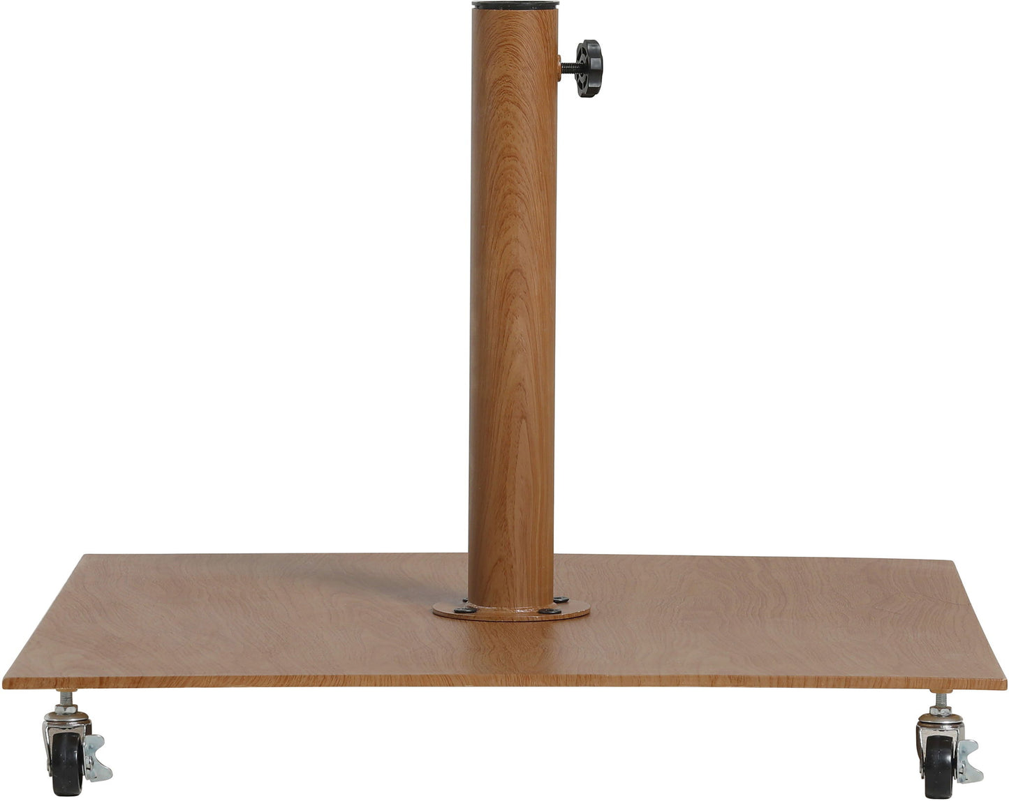 Amalfi - Aluminum Patio Umbrella - Light Brown Base / Light Brown Pole