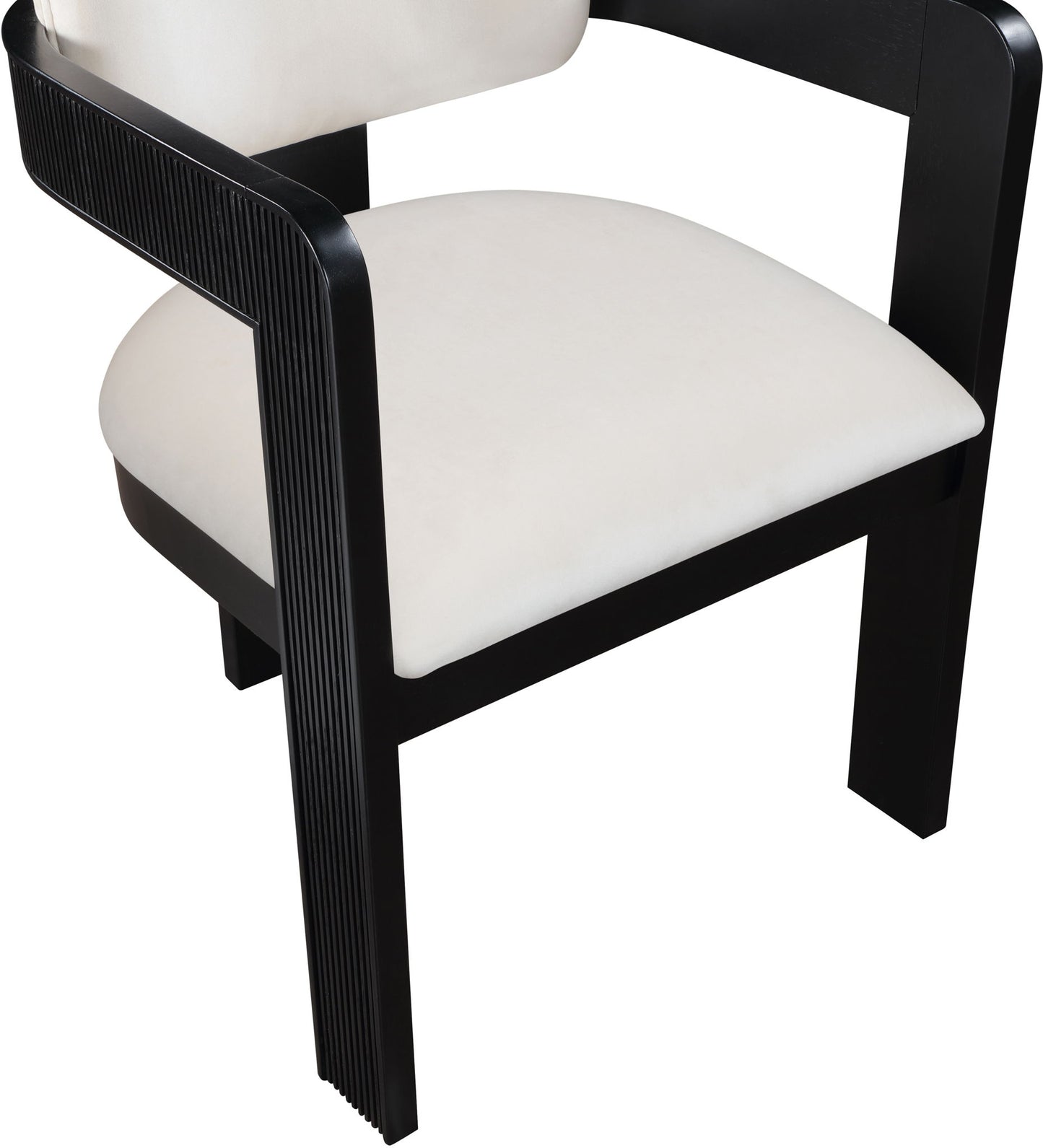 Sacha - Velvet Dining Chair With Black Base (Set of 2)