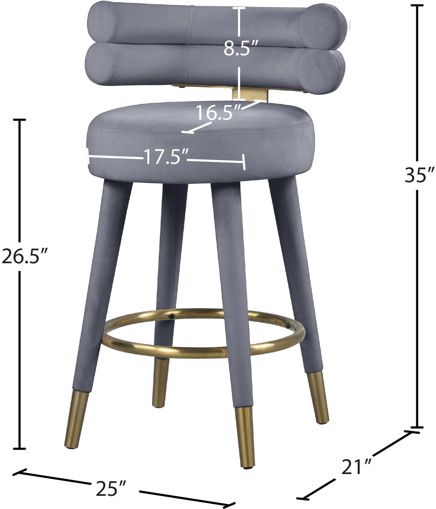 Fitzroy - Counter Stool (Set of 2)