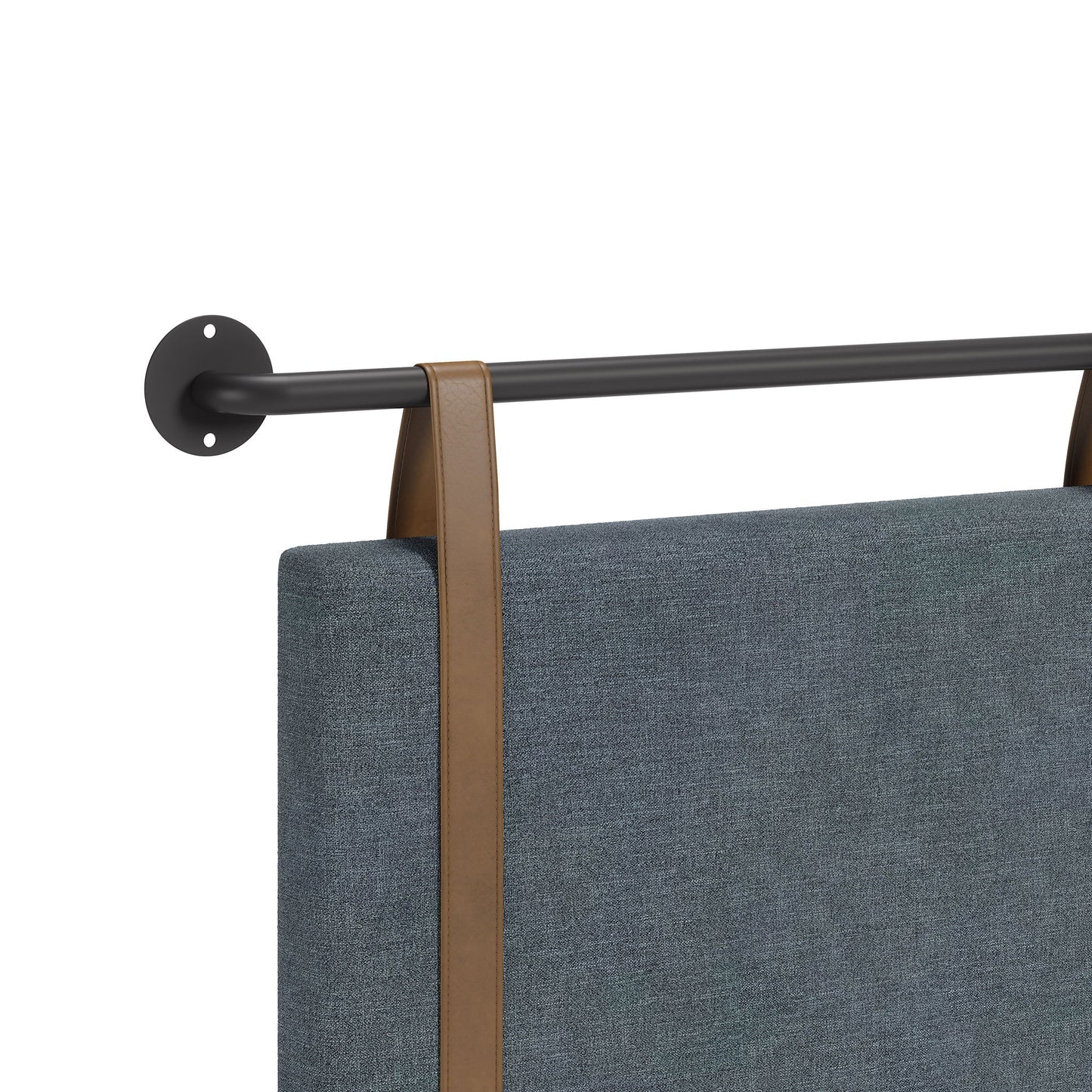 Zeva - Floating Queen Headboard - Gray