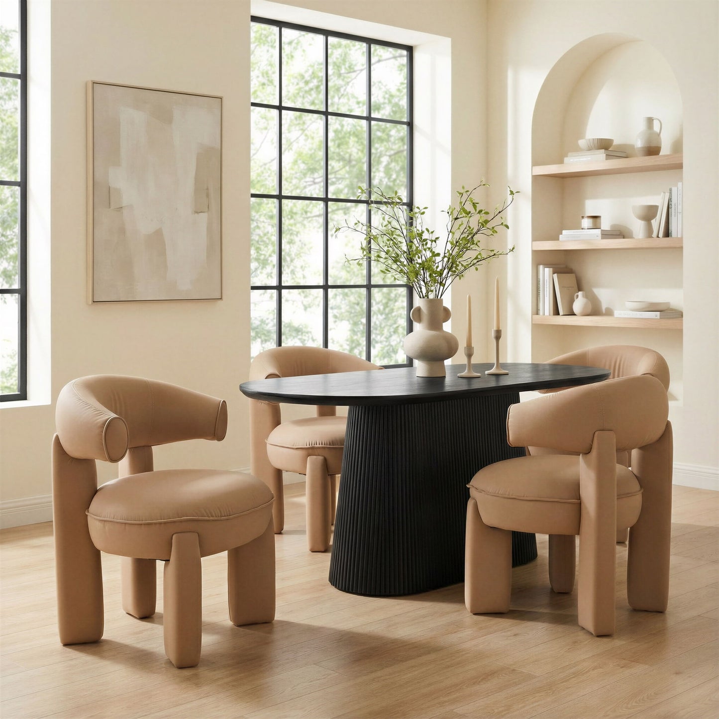 Sulco - Dining Table - Black