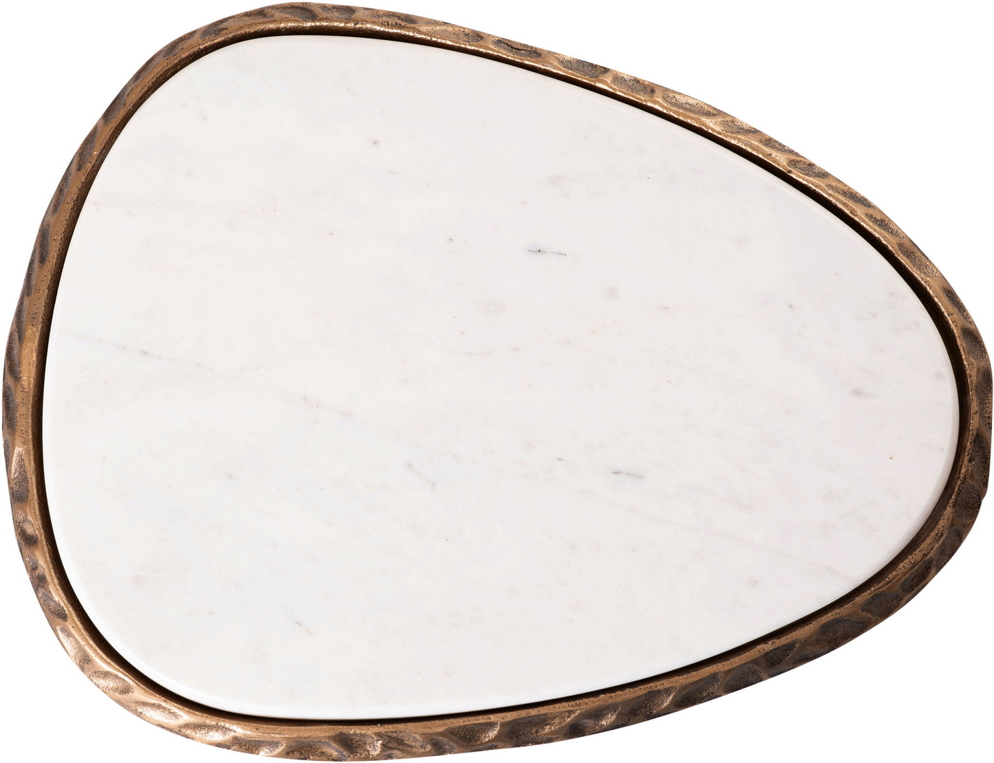 Gild - Aluminum Base And Genuine Marble Top Table