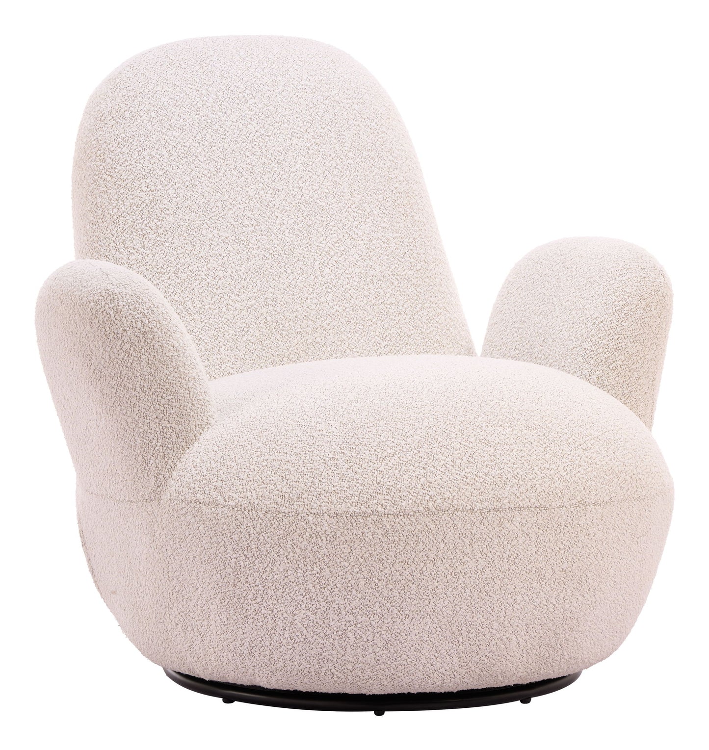 Lunet - Swivel Chair - White