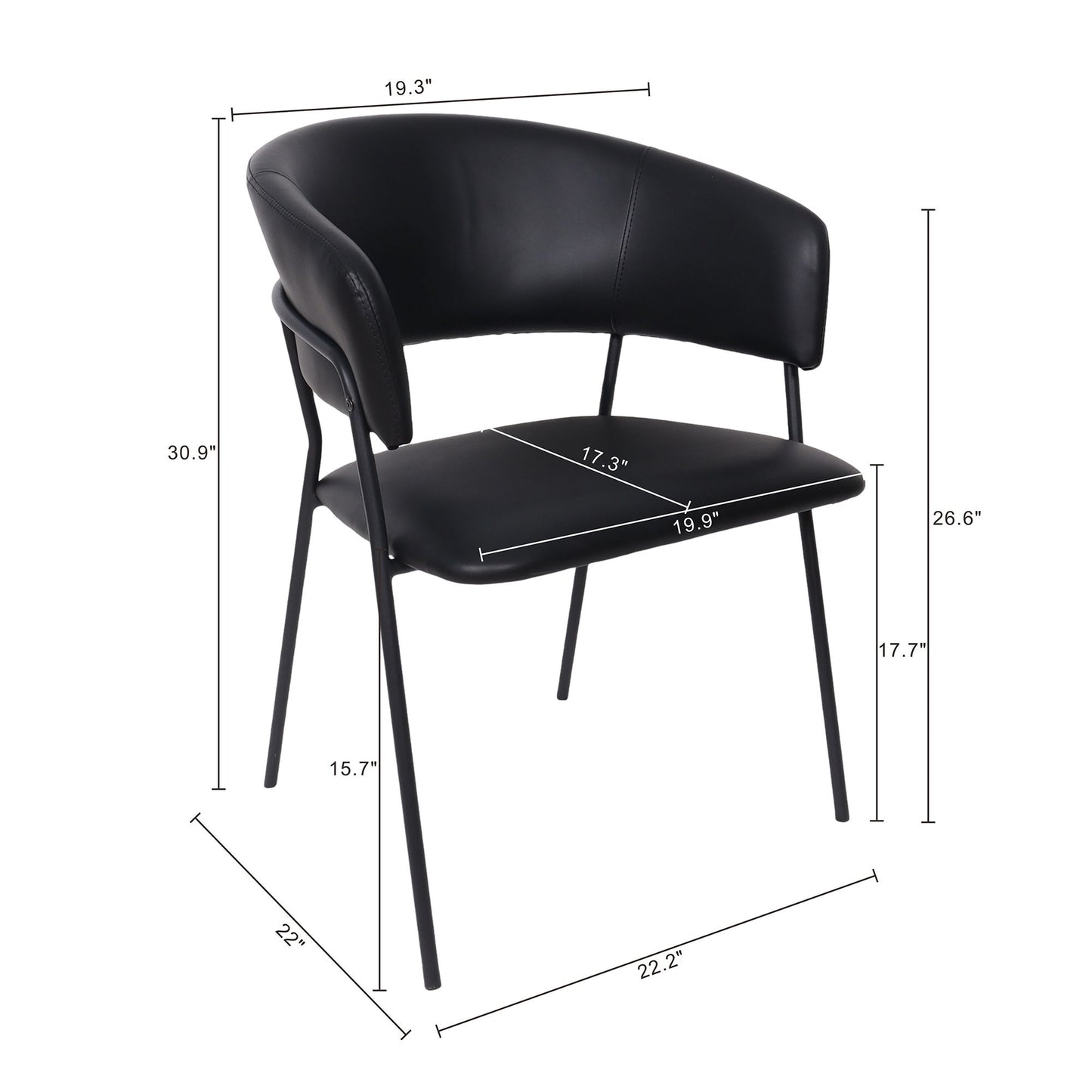 Manhattan Slate - Dining Chair (Set of 2)