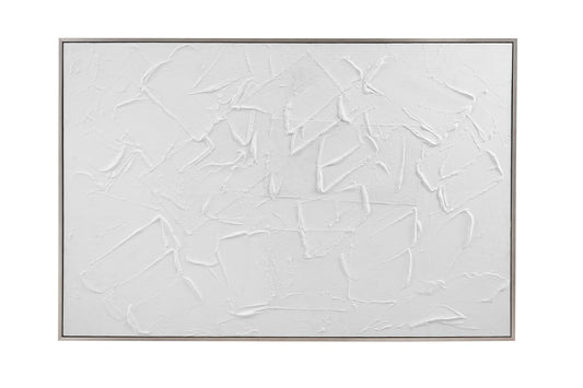 Paradisio Framed Canvas - White